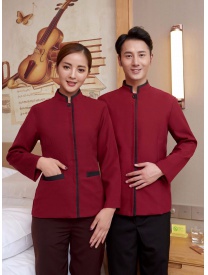 保潔服一?？?紅色