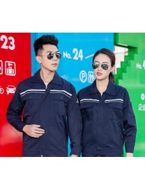 2、C001 藏青雙反防靜電夏長(zhǎng) 包邊